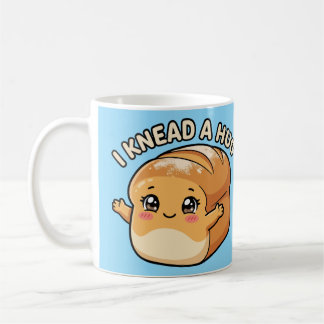 Ich brauche eine Umarmung — Kawaii Brot Kaffeetasse
