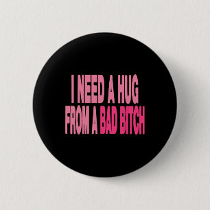 Ich brauche eine Umarmung von einem D Frohe Weihna Button