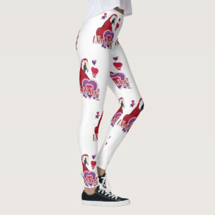 Ich brauche einen armseligen Papagei mit Herz Leggings