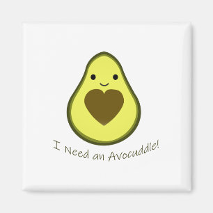 Ich brauche einen Avocuddle Niedlich Kawaii Avocad Magnet