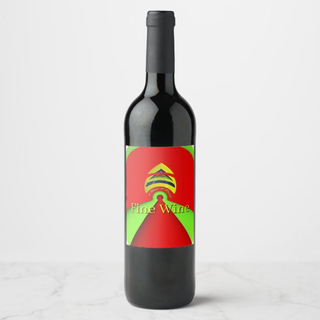 Ich brauche einen feinen Wein für eine Pause Weinetikett (Vorderseite)