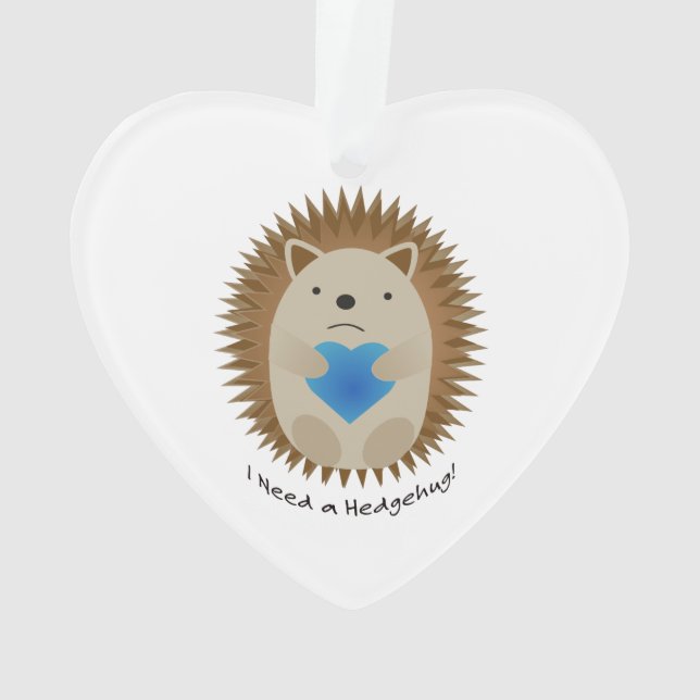 Ich brauche einen Hedgehug-Igel Ornament (Rückseite)