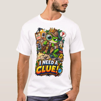 ICH BRAUCHE EINEN HINWEIS – Lustiges Detektiv-Fros T-Shirt