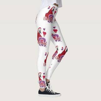 Ich brauche einen Kissenpapagei mit Herz Leggings