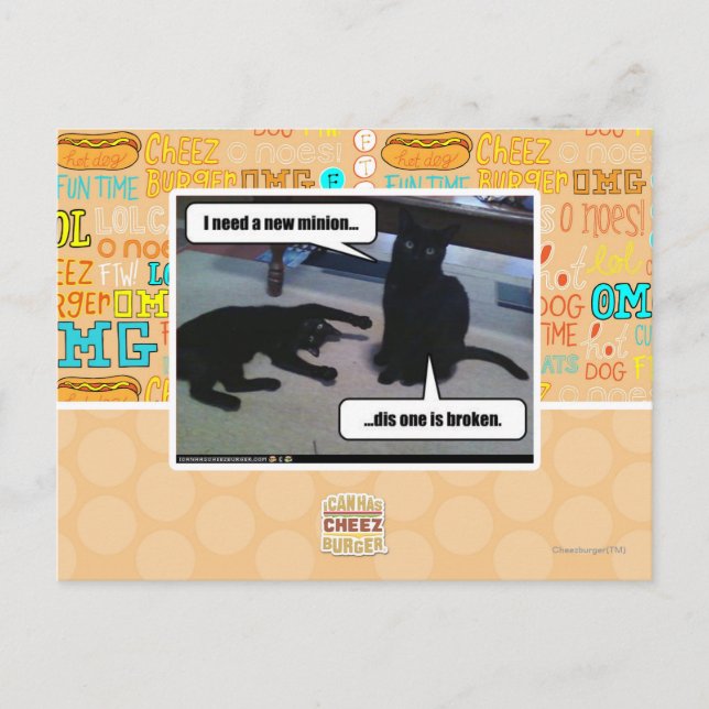 Ich brauche einen neuen Minen Postkarte (Vorderseite)