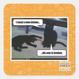 Ich brauche einen neuen Minen Quadratischer Aufkleber