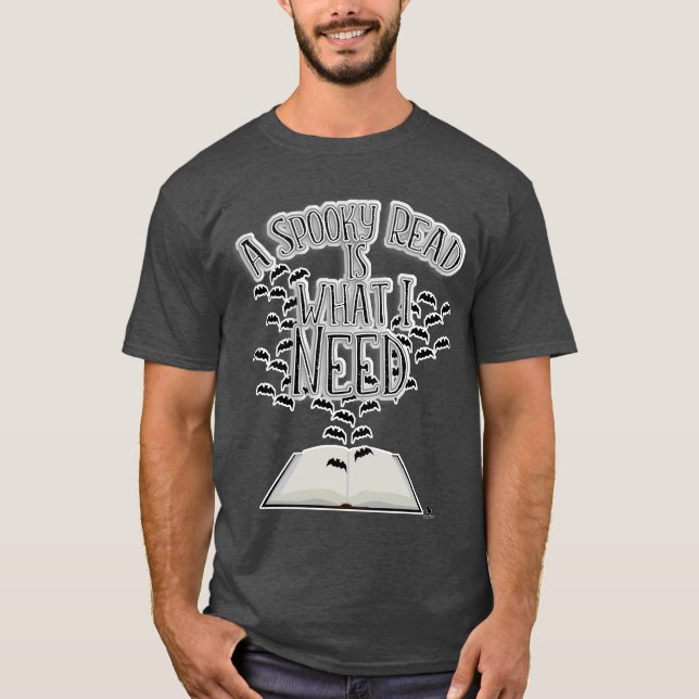 Ich brauche einen Spooky Read Epic Reader Slogan T-Shirt (Vorderseite)