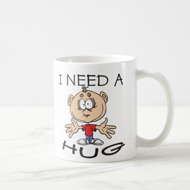 Ich brauche einen Umarmer Kaffeetasse (Rechts)