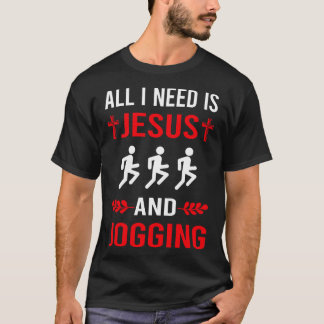 Ich brauche Jesus und Joggen Jogger T-Shirt