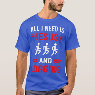 Ich brauche Jesus und Joggen Jogger T-Shirt