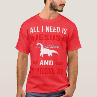 Ich brauche Jesus und Kryptozoologie Kryptiden T-Shirt