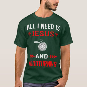 Ich brauche Jesus und Waldbrunnen Holz drehen Sie T-Shirt