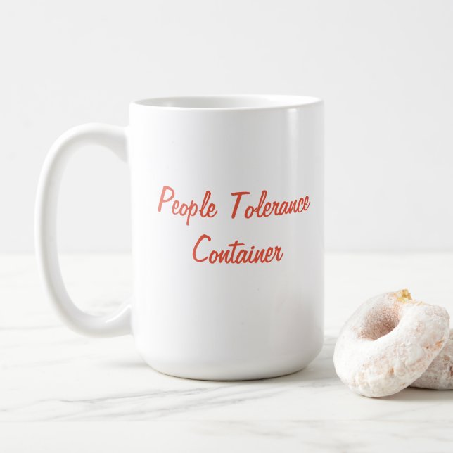 Ich brauche Kaffee... Kaffeetasse (Mit Donut)