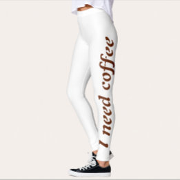 Ich brauche Kaffee Workout-Leggings für Frauen Leggings