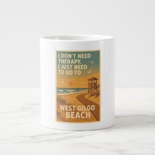 Ich brauche keine Therapie, ich brauche einfach We Jumbo-Tasse