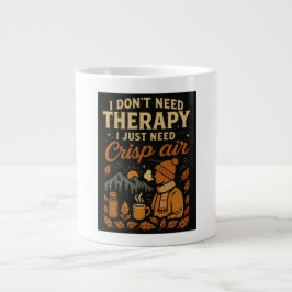 Ich brauche keine Therapie, ich brauche nur knuspr Jumbo-Tasse