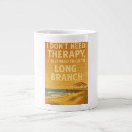 Ich brauche keine Therapie, ich brauche nur Long B Jumbo-Tasse