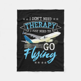 Ich brauche keine Therapie, ich muss einfach nur f Fleecedecke