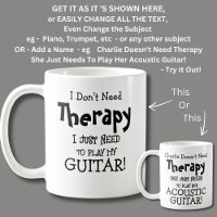 Ich brauche keine Therapie, nur um meinen GITAR zu