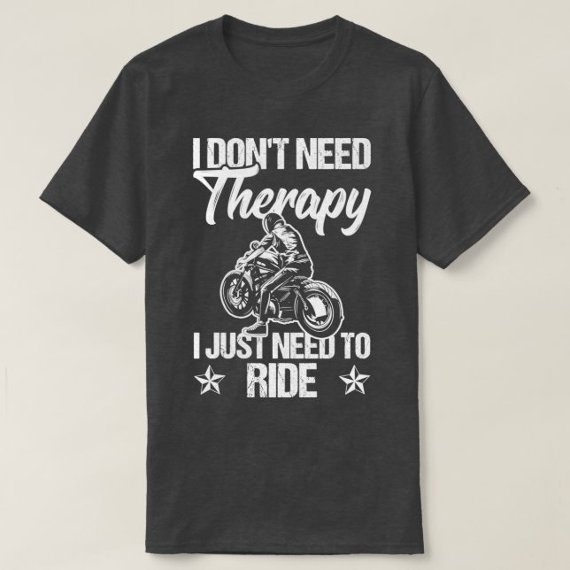 Ich brauche keine Therapie T-Shirt (Design vorne)