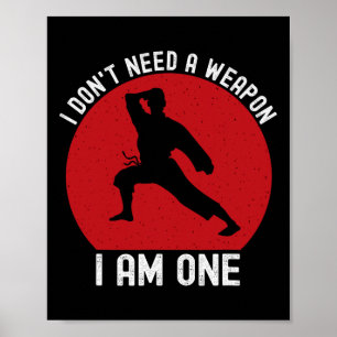 Ich brauche keine Waffe, ich bin ein lustiger Kara Poster
