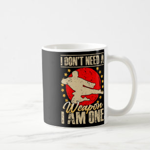 Ich brauche keine Waffe, ich bin eine lustige Gesc Kaffeetasse