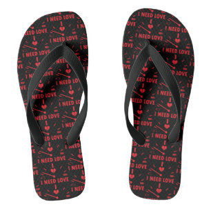 Ich brauche Liebe-Tachometer Flip Flops