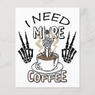 Ich brauche mehr Kaffee Shirt Ästhetische Kleidung