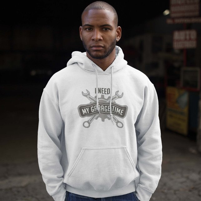 Ich brauche meine Garage-Zeit Hoodie (garage time hoodie)