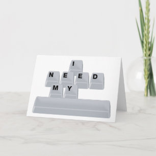 Ich brauche meinen Platz Karte