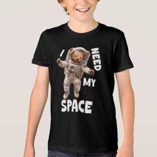 Ich brauche meinen Raum, süßer Teddybär Tri-Blend Shirt