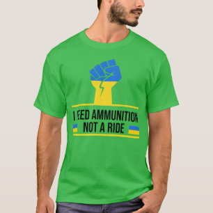 Ich brauche Munition, keinen Fahrspaß 80er lustig T-Shirt
