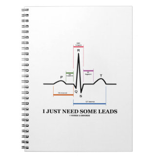 Ich brauche nur einige Leads (EKG/EKG Heartbeat). Notizblock