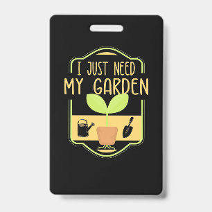 Ich brauche nur meinen Garten Ausweis