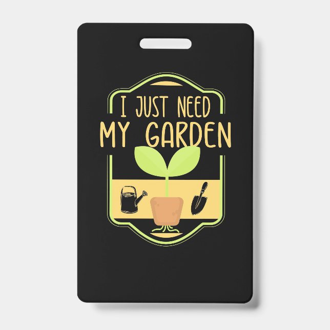 Ich brauche nur meinen Garten Ausweis (Vorderseite)