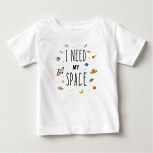 Ich brauche Platz, Niedliches Glück Baby T-shirt