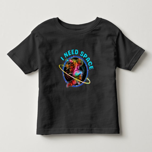 ICH BRAUCHE RAUM KLEINKIND T-SHIRT (Vorderseite)