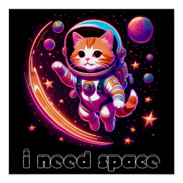 Ich brauche Raumkatze Poster (Vorderseite)