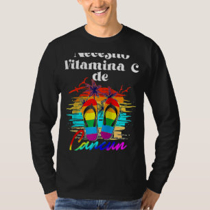 Ich brauche Vitamin C Cancun Mexiko Urlaub Beach M T-Shirt