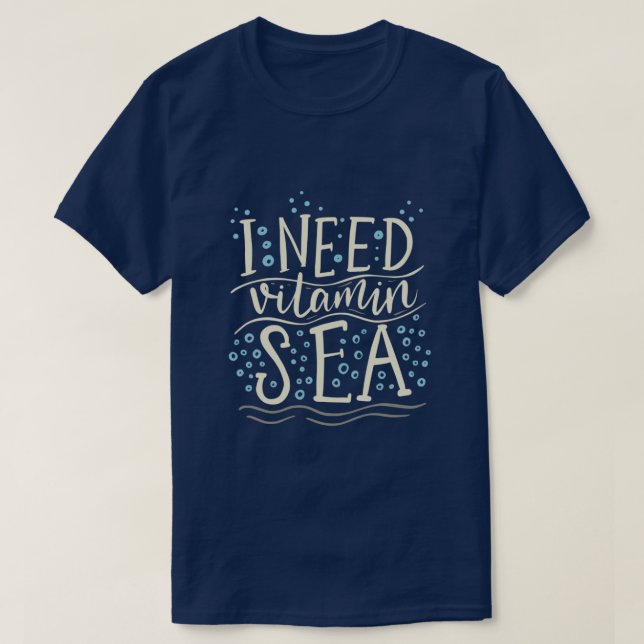 Ich brauche Vitamin-Sea-T - Shirt (Design vorne)