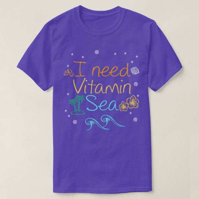 ICH BRAUCHE VITAMIN SEA T-Shirt (Design vorne)