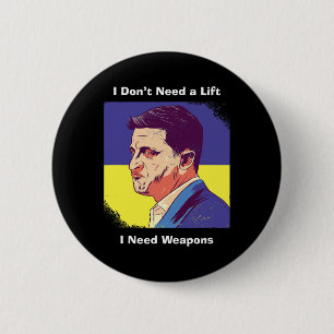 Ich brauche Waffen - Selenskyj Ukraine Button