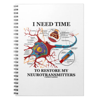 Ich brauche Zeit, um meine Neurotransmitter wieder Notizblock