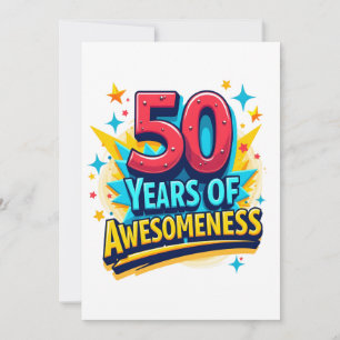 Ich brauchte 50 Jahre, um so gut auszusehen Save The Date