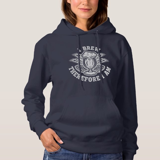 Ich braue also bin ich hoodie (Vorderseite)