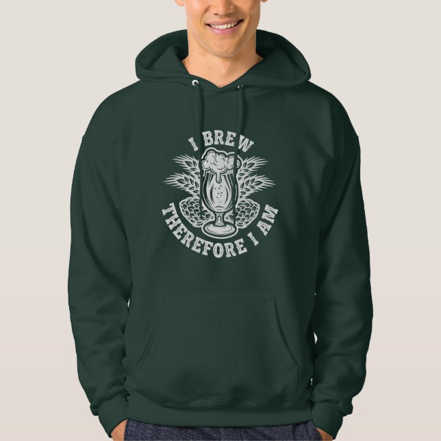 Ich braue also bin ich hoodie (Vorderseite)