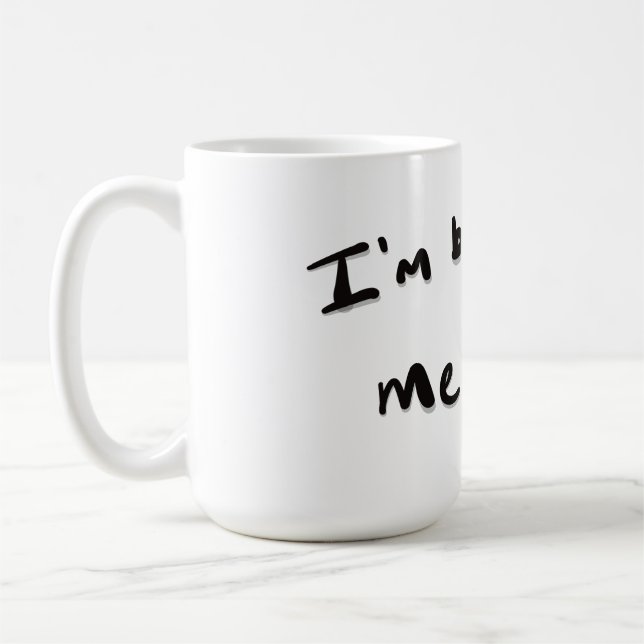 Ich braue gerade eine Fleischerei Kaffeetasse (Links)