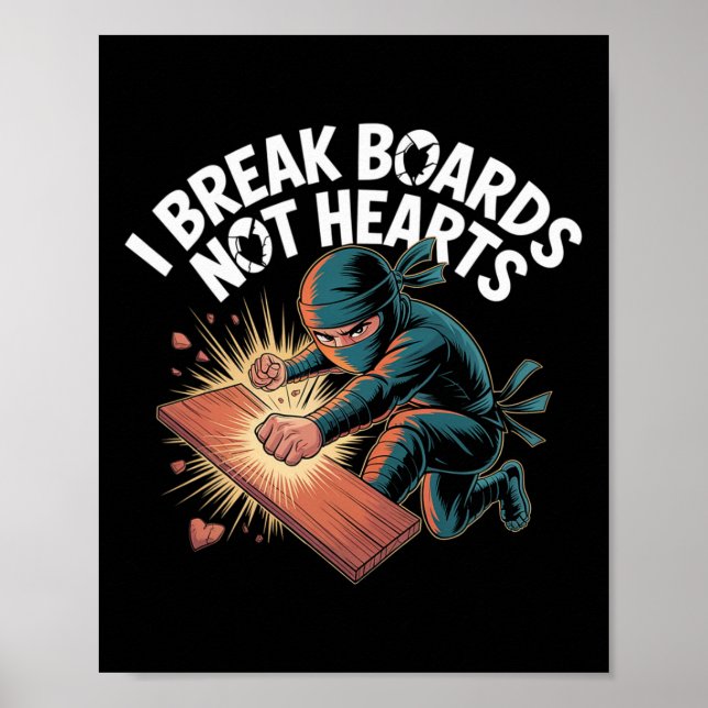 Ich breche Bretter, nicht Herzen, Training Sparrin Poster (Vorne)
