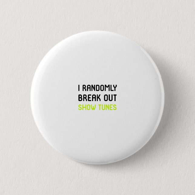 Ich breche nach dem Zufall Button (Vorderseite)