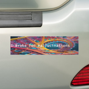Ich bremse für Halluzinationen Autoaufkleber